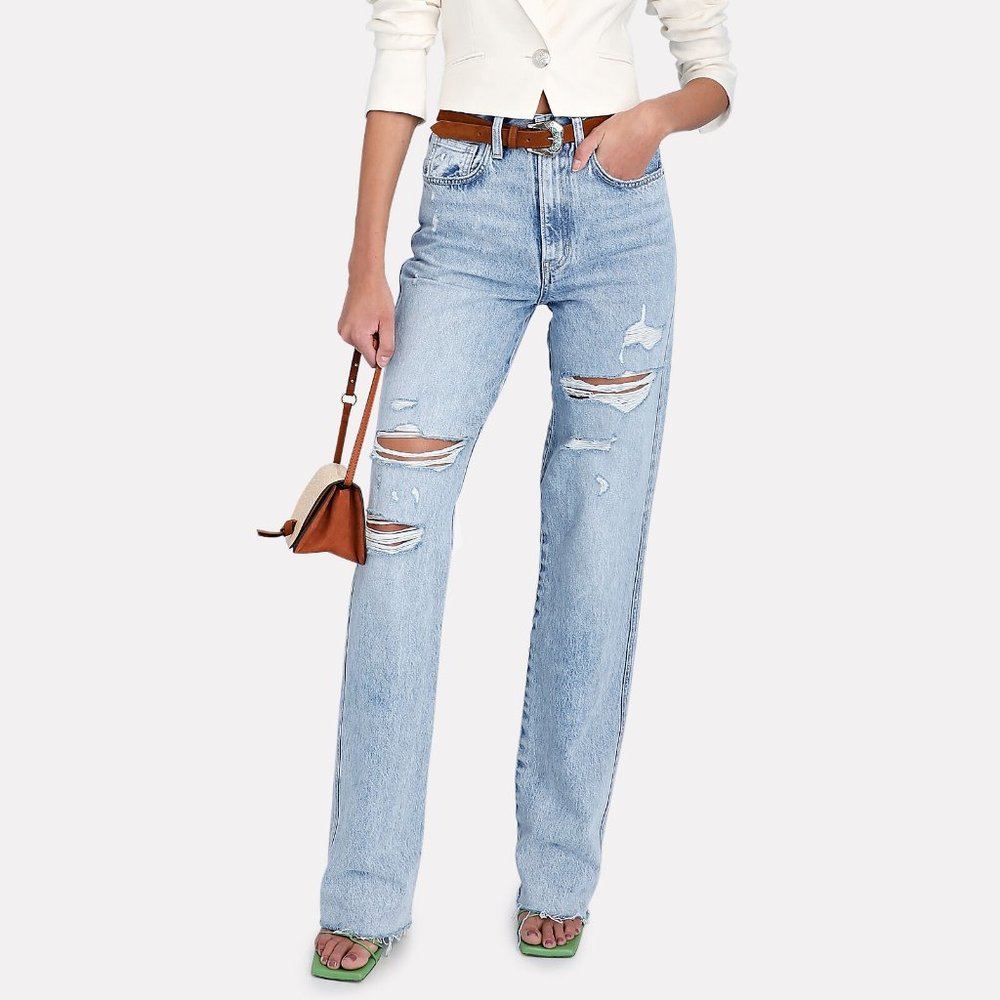 Veronica Beard Dylan Distressed Jeans - SIZE 27 - PERFECT - NEVER WORN